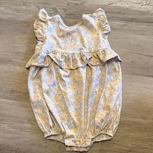 Floral Ruffle Kids Dress